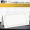 Better Office Products Place Cards, 2in. x 3.5in. White W/Modern Metallic Gold Geo Border, Folded Table Tent Cards, 100PK 64648 - alternate 3
